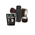 The Recovery Routine bundle — MVPmini with HeatTip percussive massager, POST HUSTLE post-workout formula and copper kinesiology tape
