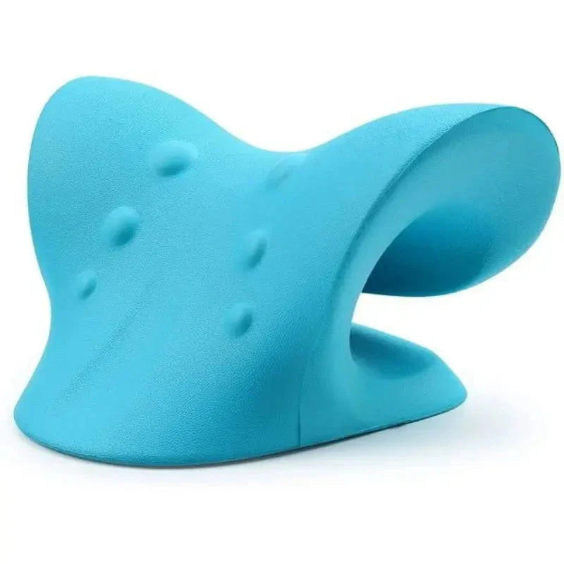 Neck Stretcher & Cervical Traction Massager Pillow for Shoulder & Spine Relief